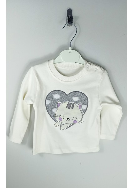 Kız Bebek Takımı ( Sweat, Alt ve Kapşonlu Hırka) 6-18 Ay -100 % Pamuk modelleri