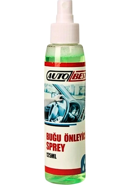 Araç Buğu Giderici ve Önleyici Sprey 125 ml