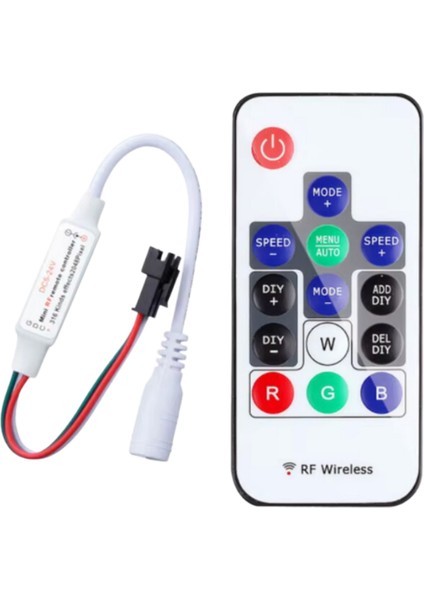 5-24V Pixel LED Kontrol Kumandası Argb SP104E