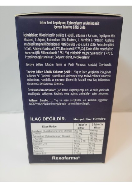 Inter Fert 180 Tablet