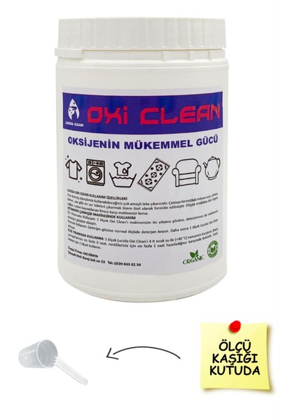 Oxi Clean Sihirli Oksijenli Leke Çıkarıcı Deterjan Organik 1 kg