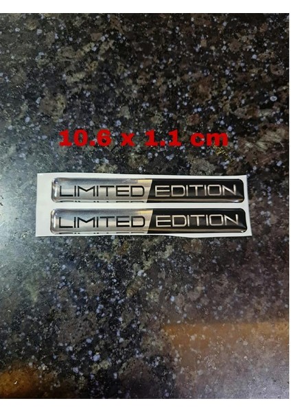 Limited Edition 3D Sticker Damla Stiker Siyah