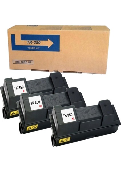 Kyocera TK-350 / Kyocera FS-3040MFP+ Muadil Toner 3lü Avantajlı Paket