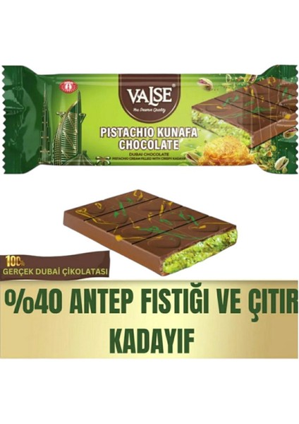 Dubai Çikolatası 100 gr Antep Fıstıklı Kadayıflı (Enfes Lezzet)