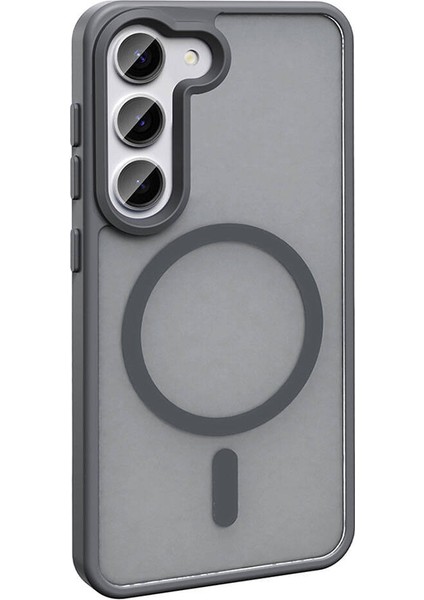 Galaxy S23 Kılıf Magsafe Şarj Özellikli Mat Arka Yüzey Sio Kapak modelleri