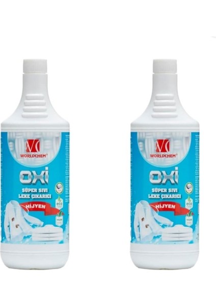 Sıvı Oksi Leke Çıkarıcı 1000ML * 2li Set Gimdes Sertifikalı