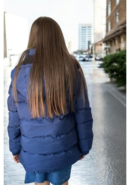 Çocuk Su Itici Rüzgar Geçirmez Içi Peluş Şişme Mont modelleri