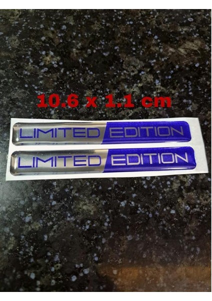 Limited Edition 3D Sticker Damla Stiker Mavi
