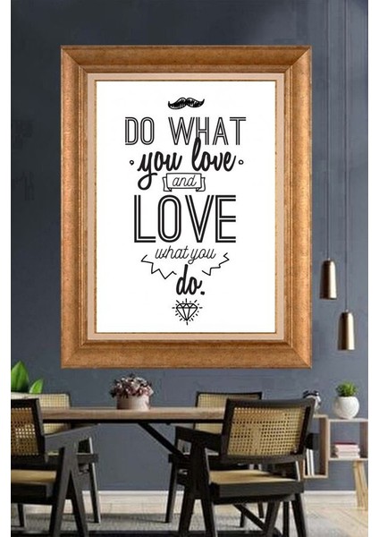 Altın Çerçeveli Paspartulu Tablo U1813