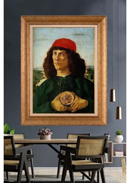 Altın Çerçeveli Paspartulu Tablo U3511