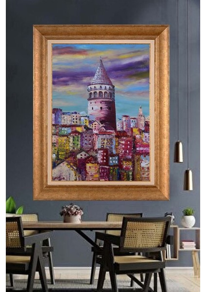 Altın Çerçeveli Paspartulu Tablo U1465