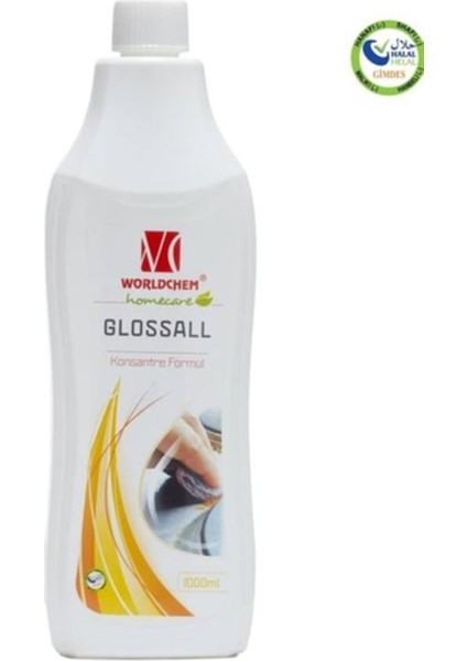 Glossal Konsantre Helal Sertifikalı Yağ Çözücü Konsantre 1000 ml