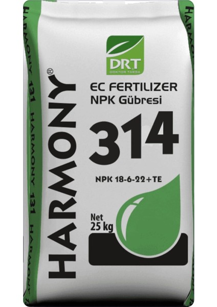 Damlama Gübresi Npk Harmoni 314 18+06+22+Te Potaslı Meyve Iridici (25 Kg) modelleri