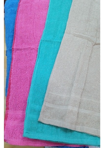 Renkli Ekonomik Havlu 12LI Paket (40X70) fiyatları