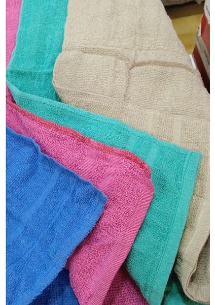 Renkli Ekonomik Havlu 12LI Paket (40X70) modelleri