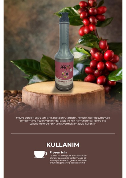 Çarkıfelek Meyve Püresi 1150 gr