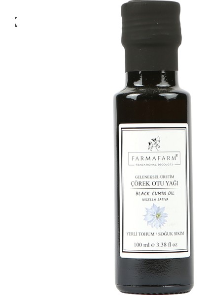 FARMAFARM DOĞAL SAĞLIK Soğuk Sıkım Çörek Otu Yağı - 100ml | Yerli Ürün, Ata Tohumu, Geleneksel Üretim, Bitkisel Yağ fırsatları