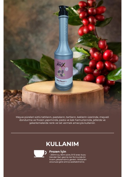 Karadut Meyve Püresi 1150 gr