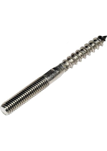 Saplama Ahşap Ağaç Vidası Ahşap Vida Montaj Vidası Metrik 10 mm Çap 10 mm Boy 8 cm 2 Adet