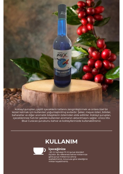 Unicomix Turunç Aromalı Kokteyl Şurubu 700 ml