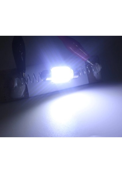 12 Çipli LED Sofit Ampul 39MM Araç Içi Tavan Aydınlatma Ampulü