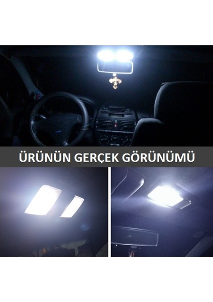 12 Çipli LED Sofit Ampul 39MM Araç Içi Tavan Aydınlatma Ampulü