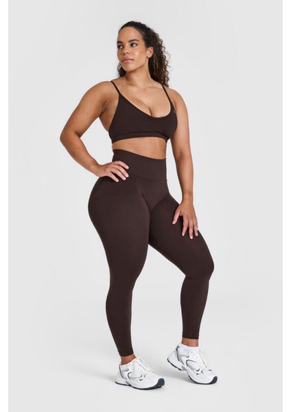 Gh-Oa Serisi Kalçası Büzgülü Push Up Kalça Şekillendirici Seamless Scrunch Likralı Spor Kadın Tayt