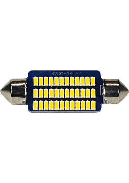 Beyaz Renk LED Sofit Ampul 42MM - 36 Smd Ledli