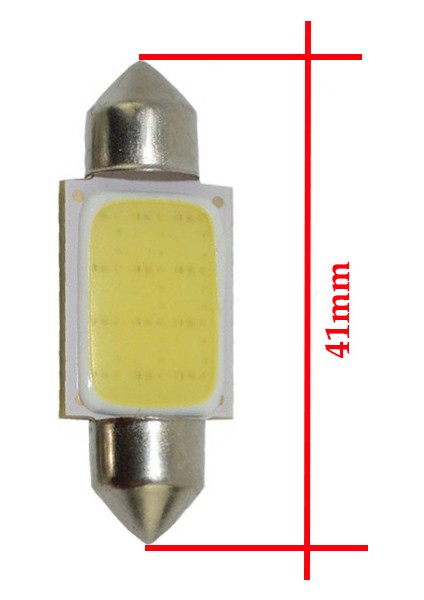 12 Çipli LED Sofit Ampul 41MM Araç Içi Tavan Aydınlatma Ampulü fiyatları