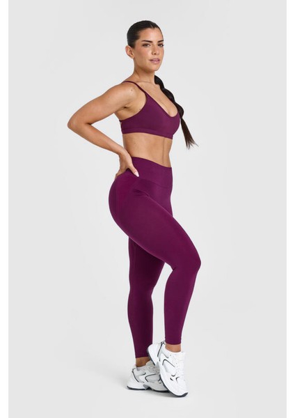 Gh-Oa Serisi Kalçası Büzgülü Push Up Kalça Şekillendirici Seamless Scrunch Likralı Spor Kadın Tayt