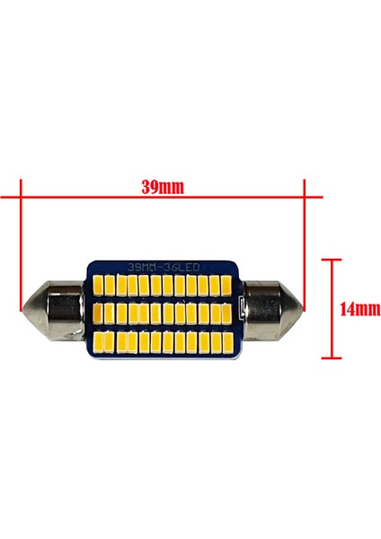Beyaz Renk LED Sofit Ampul 39MM - 36 Smd Ledli fiyatları