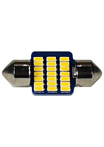 Sarı Renk LED Sofit Ampul 31MM - 21 Smd Ledli