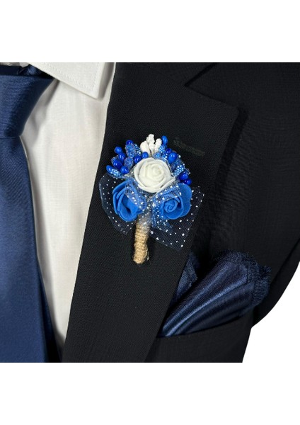 Damat & Sağdıç Özel Yaka Çiçeği