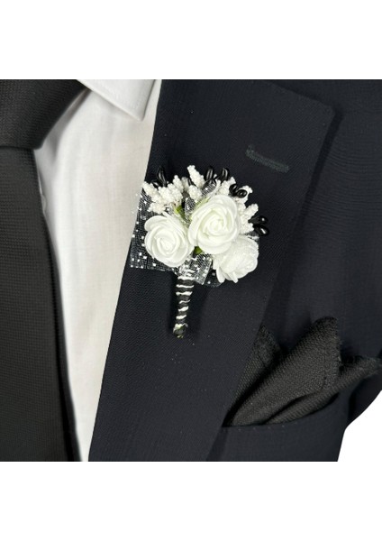 Damat & Sağdıç Özel Yaka Çiçeği