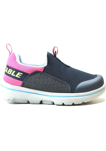 Bestof-24 Lacivert Pembe Bağsız Kız Çocuk Spor Ayakkabı fiyatları