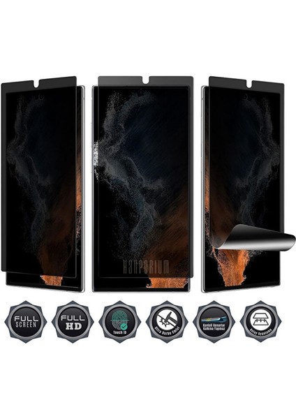 Samsung Galaxy S20 Ultra Hayalet Ekran Koruyucu Plymer Privacy Film fiyatları