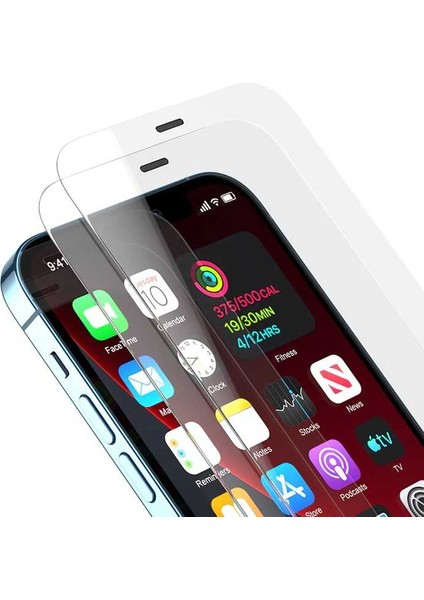 Apple iPhone 12 Pro Ekran Koruyucu Tamamen Şeffaf Ahize Korumalı Cam indirimleri
