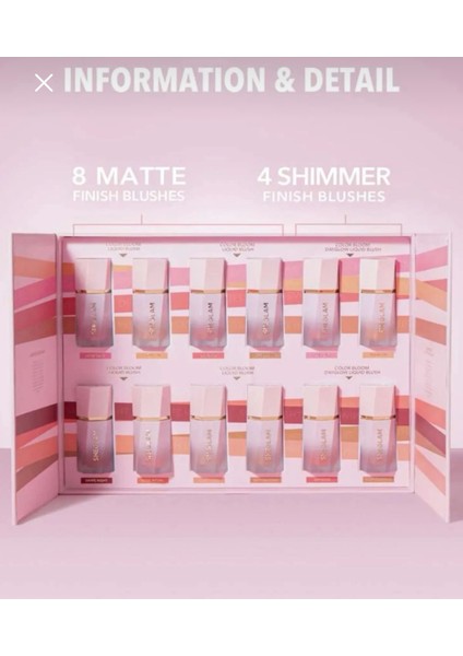 Color Bloom Shimmer & Matte Colection Set