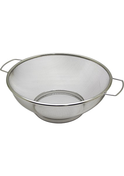 24 cm Metal Kulplu Çelik İnce Tel Sepet Süzgeç
