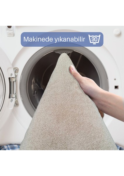 3'lü Unicolor Vizon Kaymaz Taban Banyo Paspası & Halısı Seti