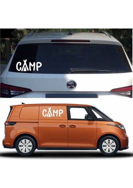 Kamp Camping 4x4 Offroad Sticker Araba Oto Motosiklet Karavan Etiket 02165