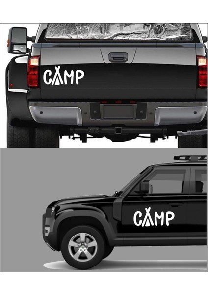 Kamp Camping 4x4 Offroad Sticker Araba Oto Motosiklet Karavan Etiket 02165 modelleri