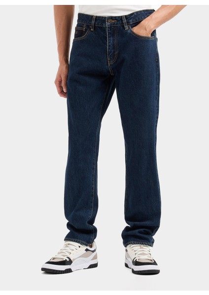 Normal Bel Straight Erkek Denim Pantolon 6DZJ16 Z1ZSZ 25EX