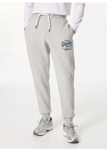 Normal Gri Erkek Eşofman Altı M7011139AZUC_DUO Vl Graphıc Slım Jo modelleri