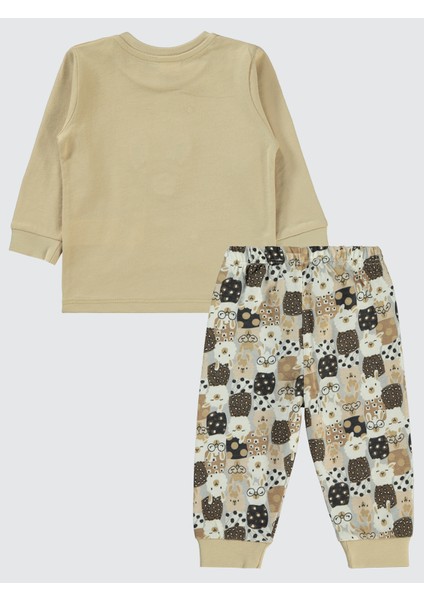 Kız Bebek Pijama Takımı 6-18 Ay Sütlü Kahve fiyatları