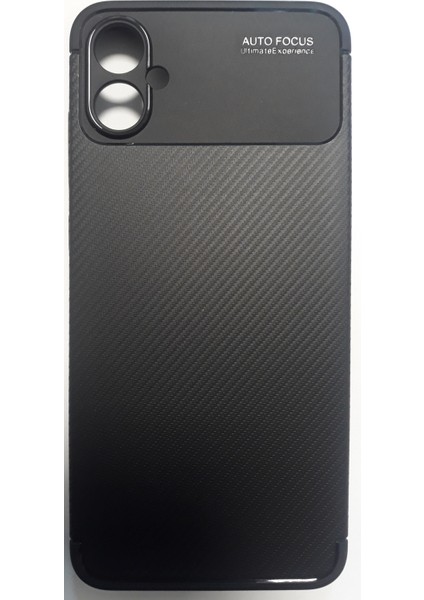 Samsung A05 Karbon Görünümlü Dayanıklı Lüx Silikon Kılıf