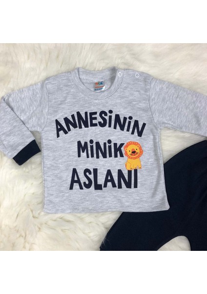 Annesinin Minik Aslanı 3 Ay Erkek Bebek Takım