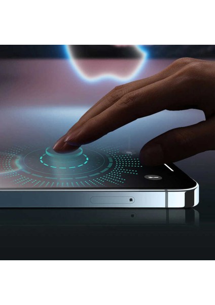 iPhone 12 Pro Max Ekran Koruyucu Ekranı Tam Kaplayan Davin 5d Cam