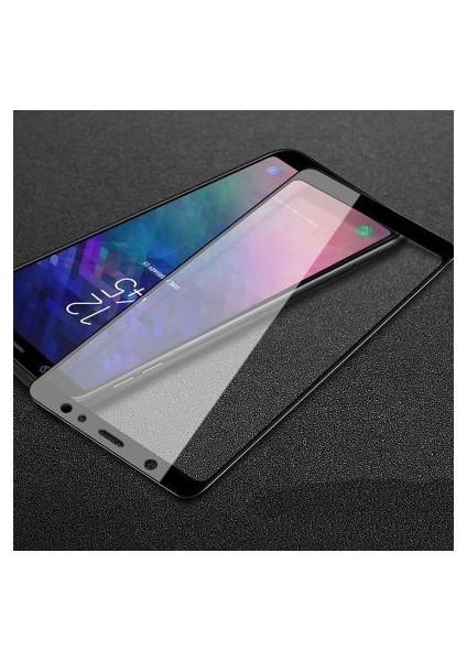 Samsung Galaxy A6 2018 Ekran Koruyucu 5d Kırılmaya Dayanıklı Sert Kırılmaz Cam