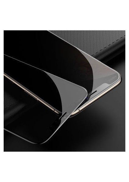 iPhone 12 Pro Premium Hayalet Ekran Koruyucu Kor Privacy Glass Kırılmaz Cam